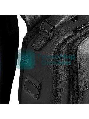 Рюкзак мужской Piquadro Solm CA7022S141/N черный кожа