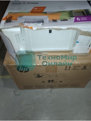 (Поврежденная упаковка) МФУ (принтер, сканер, копир) DESKJET 2720E 26K67B HP (Новый товар  в заводской упаковке  с повреждениями)