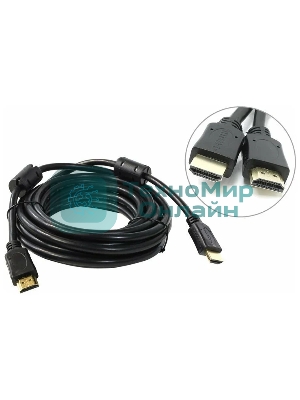 Кабель HDMI 5bites APC-014-030 HDMI M/HDMI M V1.4b, высокоскоростной, ethernet+3D, зол.разъемы, ферр.кольца, 3м.