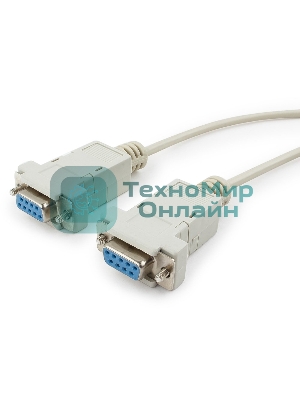 Кабель 0-модемный Cablexpert CC-134-10-N, 9F/9F, Pro, 3.0м, пакет