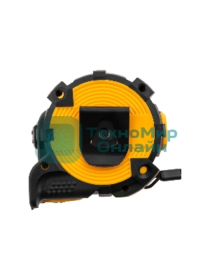 Рулетка Denzel 8м х 32мм, автоматич. фиксац., нейлон. покрытие, магнит. зацеп, двухстор. разметка