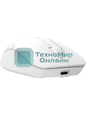 Мышь беспроводная A4Tech Fstyler FG15C Air2 белый, 1200 dpi, радиоканал, USB, кнопки - 3