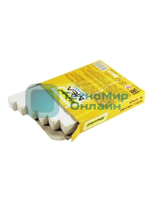 Мел белый Silwerhof 882085-06 Солнечная коллекция (6шт) картонная коробка