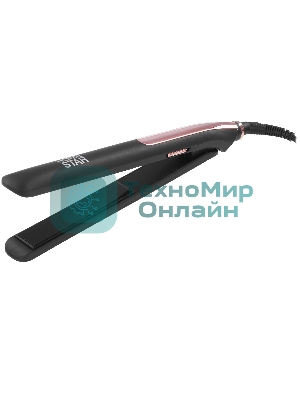 Выпрямитель для волос Homestar HS-8017 черный, 25 мм, 210 °C, 1 режим