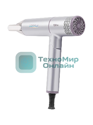 Фен Aresa AR-3230 серебристый, 1250 Вт, компактный