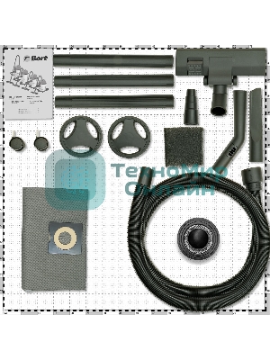 Строительный пылесос Bort BSS-1625-Storm 1600Вт (уборка: сухая/влажная) синий