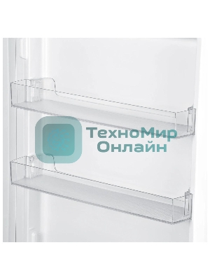 Холодильник Hyundai CT2551WT белый двухкамерный 166/40л морозилка сверху