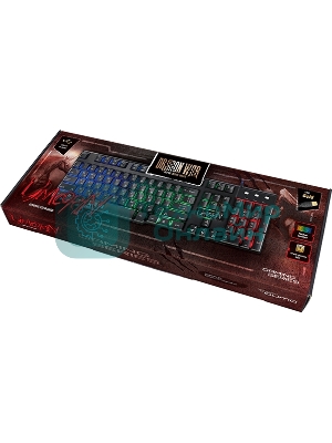 Клавиатура Qumo Dragon War Unicorn K01 проводная, USB Type-A, чёрный