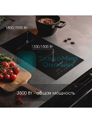 Индукционная варочная панель Zigmund & Shtain CI 60.3 B черный