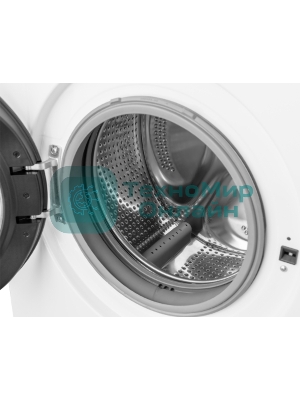 Стиральная машина Weissgauff WM 45106 Steam белая, загрузка фронтальная 6кг, 1000 об/мин., класс: A+