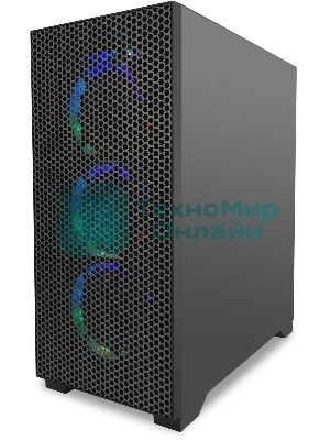 Компьютер IRU Tactio 510B7GP TWR i7 14700F (2.1) 64Gb SSD1Tb RTX5060TI 16Gb FreeDOS GbitEth 650W черный (RUS) (2146242)
