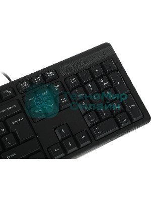 Комплект клавиатура+мышь A4Tech KK-3330 проводной, USB, 1200 DPI, чёрный