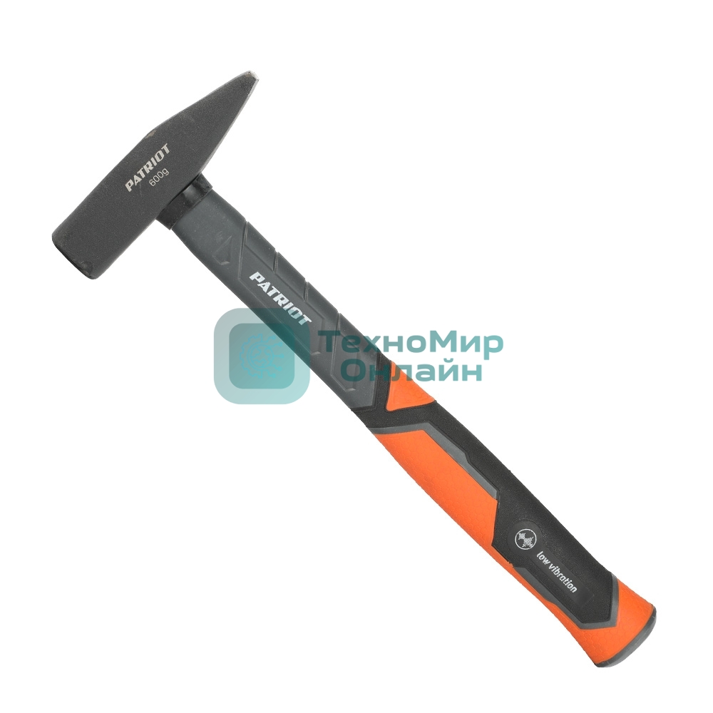 Молоток слесарный Patriot MHF-600 с фиберглассовой рукояткой, 600г