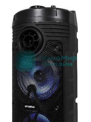 Минисистема Hyundai H-MC170 черный 80Вт/FM/USB/BT/SD/MMC