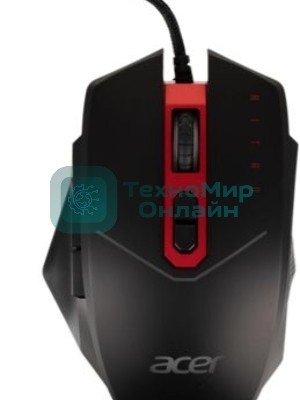 Мышь проводная Acer Nitro NMW120 черный/красный, 4200dpi, USB, кнопки - 8