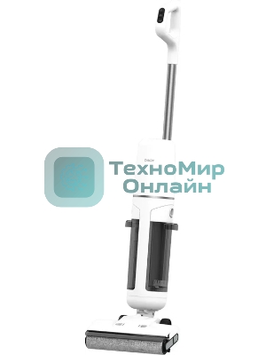 Пылесос моющий Candy CWND F1 белый/черный, питание от аккумулятора, 200 Вт, уборка влажная/сухая, пылесборник 0.52 л