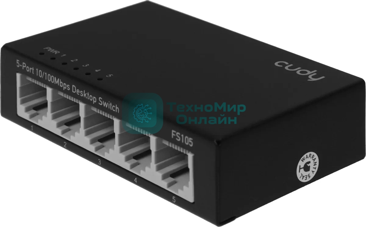 Коммутатор Cudy FS105, 5×100 Мбит/с