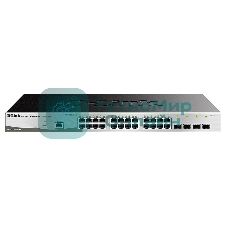 Коммутатор D-Link DGS-1210-28/ME/B2A, 24×1 Гбит/с + 4×1 Гбит/с SFP, управляемый