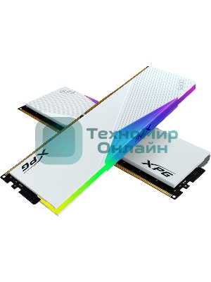 Оперативная память XPG Lancer, DDR5, 64GB (2x32GB), 6000MHz, CL30, DIMM, с радиаторами, белый