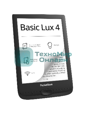 Электронная книга PocketBook 618 Basic Lux Ink черный (PB618-P-WW)