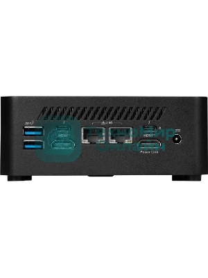 Мини ПК MSI Cubi NUC 1M-053BRU Core 3 100U (1.2) Graphics CR noOS GbitEth WiFi BT 120W черный (936-B0B111-081)