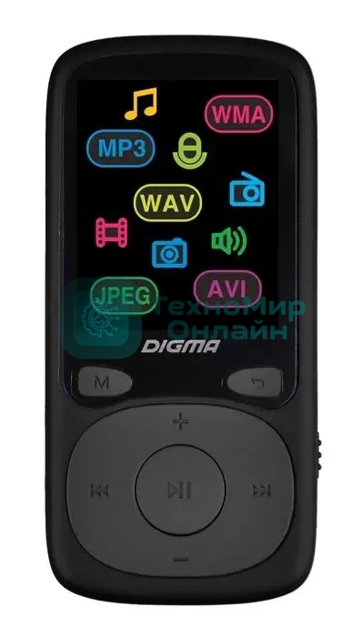 Плеер Hi-Fi Flash Digma B4 8Gb черный/1.8