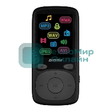Плеер Hi-Fi Flash Digma B4 8Gb черный/1.8