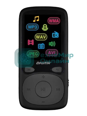 Плеер Hi-Fi Flash Digma B4 8Gb черный/1.8