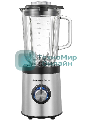 Блендер стационарный Zigmund & Shtain BS-481 D 1200 Вт, металлик