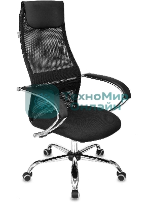 Кресло Бюрократ CH-607SL TW-01 Neo Black черный, сетка, подголовник