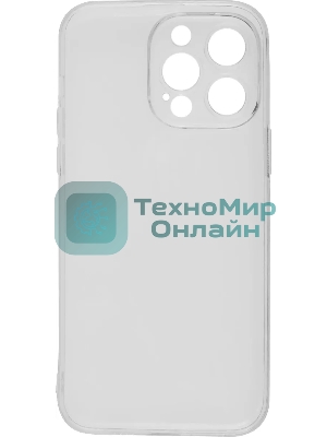 Чехол (клип-кейс) BoraSCO для Apple iPhone 14 Pro Max прозрачный (70801)