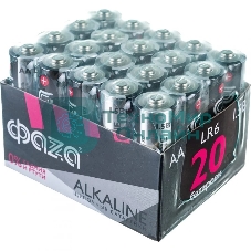 Элемент питания JazzWay LR 6 (AA) алкалиновая, уп. 20 шт. ФАZА Alkaline Pack-20