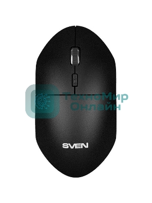 Мышь беспроводная SVEN RX-515SW черный, 1600 dpi, радиоканал, USB, кнопки - 4
