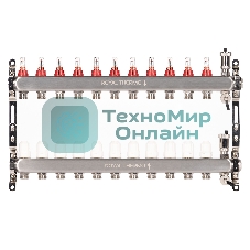 Коллектор Royal Thermo нерж. в сборе с расходомерами 1