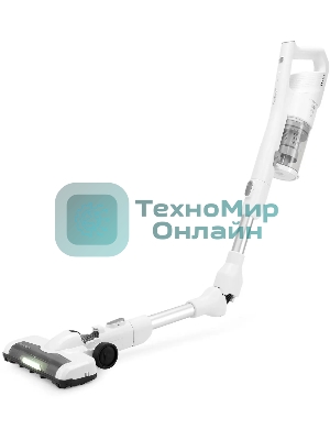 Пылесос вертикальный Coolfort CF-3004 белый, питание от аккумулятора, 150 Вт, уборка сухая, пылесборник 0,5 л, работа от АКБ max 30 мин.