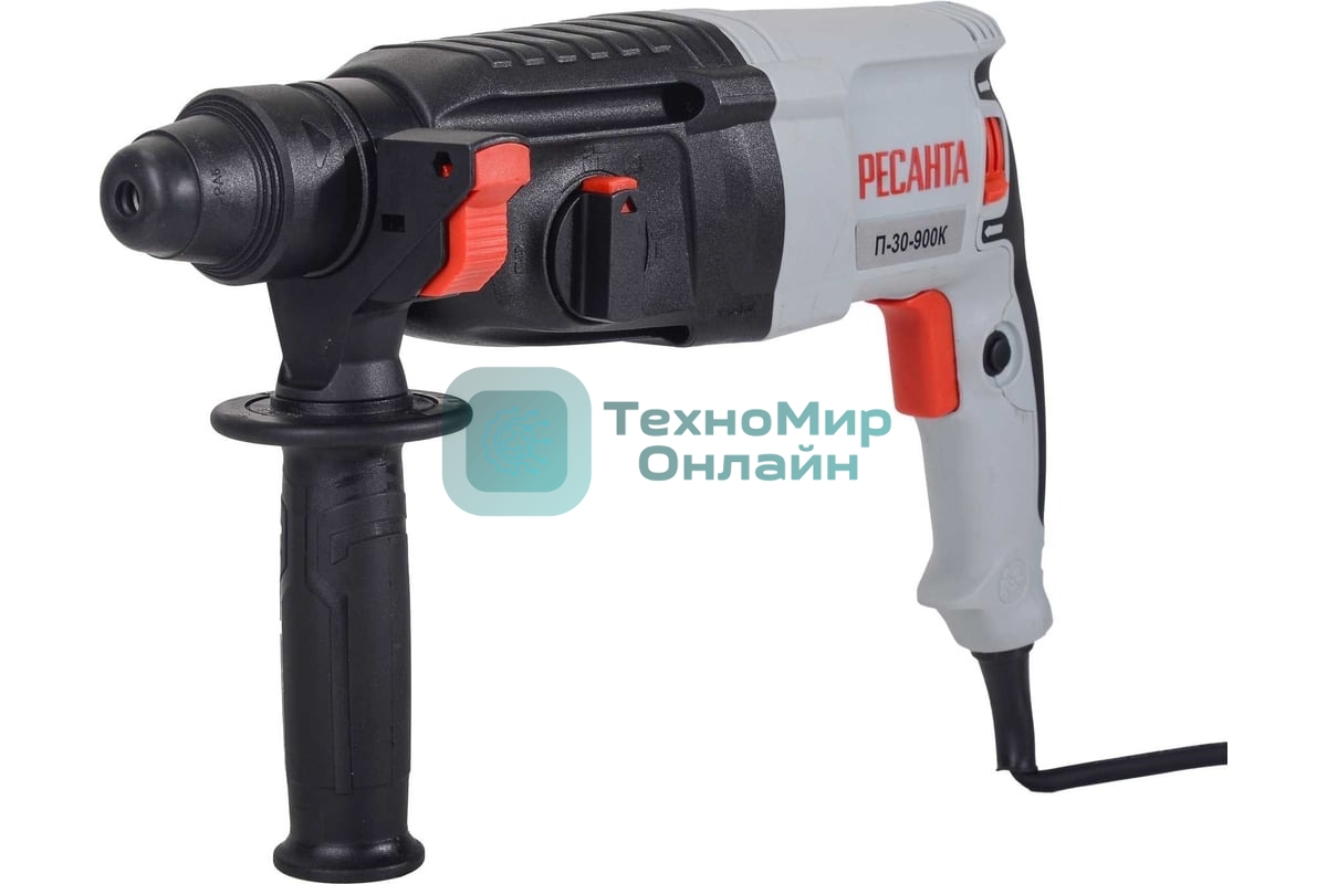 Перфоратор Ресанта П-30-900К SDS-plus уд.:4.3Дж 900Вт (кейс в комплекте)