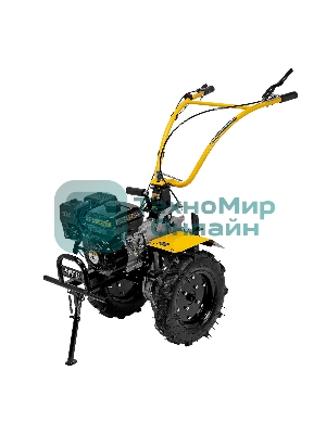 Мотоблок Denzel DPT-370X 7 л.с., диск.сцеп, шир 90 см, глуб 35 см, фрез 3х4, ВОМ, передачи 3В/1Н