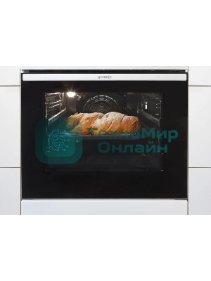 Плита электрическая Gorenje GECS5C70WA белый, конфорок 4 электрических, духовка 70 л, 50 см x 85 см x 59.4 см