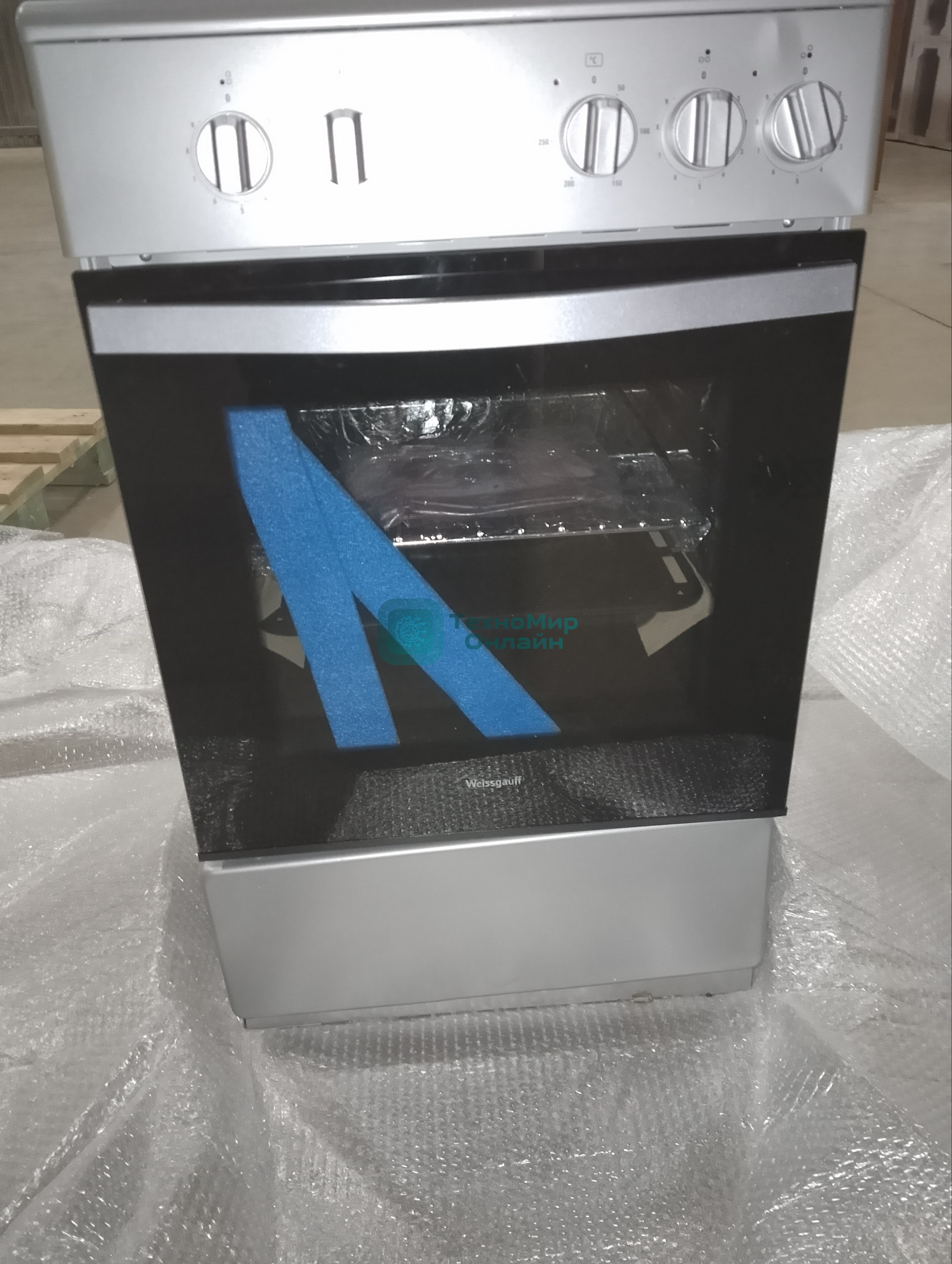 (Поврежденный товар) Стеклокерамическая плита Weissgauff WESM 5140 X (Нижняя крышка сломана, царапины.)