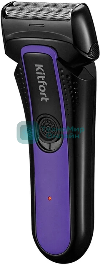 Электробритва сетчатая Kitfort КТ-3111 реж.эл.:2 питан.:аккум. черный/фиолетовый