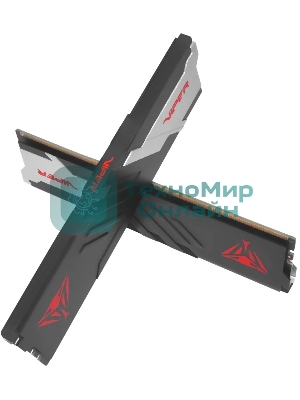Оперативная память Patriot Memory Viper Venom, DDR5, 48Gb (2x24GB), 6000 MHz, CL30, DIMM, с радиатором, черный