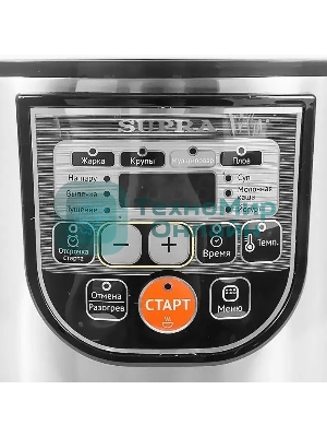 Мультиварка SUPRA MCS-5114 5 л серебристый/черный