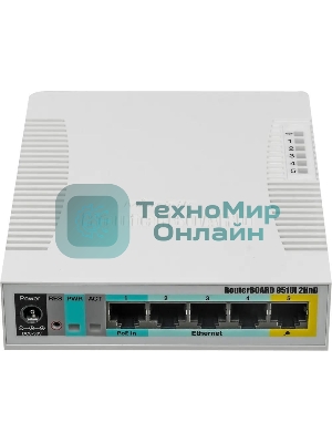 Роутер беспроводной MikroTik RB951UI-2HND N300 10/100BASE-TX белый
