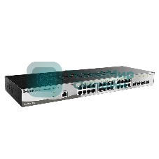 Коммутатор D-Link DGS-1210-28/ME/B2A, 24×1 Гбит/с + 4×1 Гбит/с SFP, управляемый