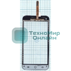 Сенсорное стекло (тачскрин) HF6-GP0 F6043018 ZR 1425 FPC-V1.0, черное