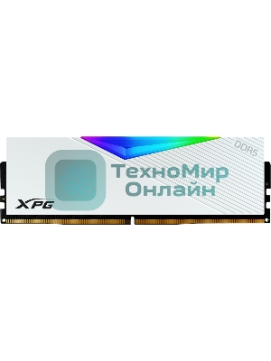 Оперативная память XPG Lancer, DDR5, 64GB (2x32GB), 6000MHz, CL30, DIMM, с радиаторами, белый