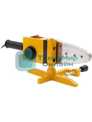 Аппарат для сварки пластиковых труб Denzel DWP-1500 1500Вт 260-300С компл насадок 20-63мм