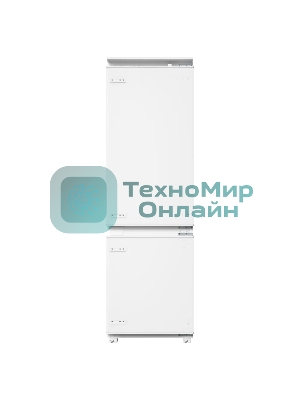 Встраиваемый холодильник Kuppersberg RBN 1761, High-Tech, ВхШхГ 178.5х54х55 см, объем 274 л, инверторный компрессор, электронное управление, скользящее крепление фасада, No Frost, LED освещение, супер заморозка, энергоэффективность А++