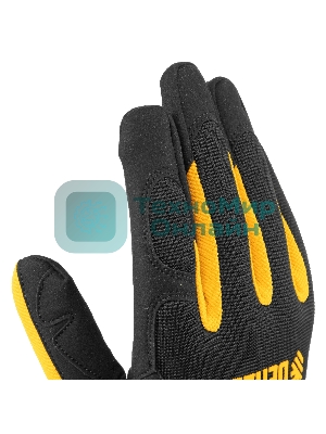 Перчатки универсальные Denzel на липучке, размер 9