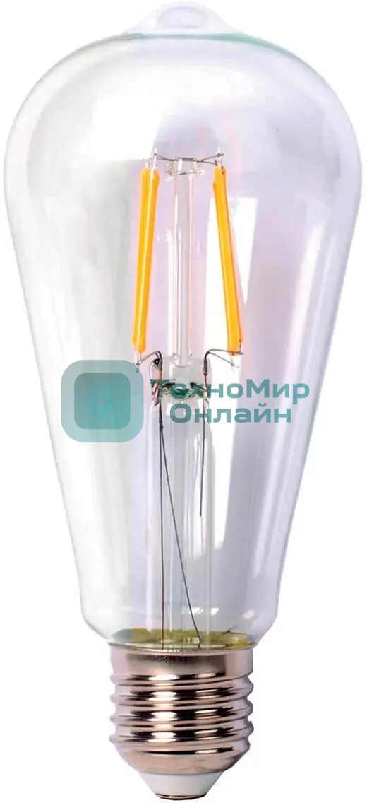 Лампа светодиодная филаментная Thomson TH-B2342 E27, эдисон, 9Вт, 6500К, белый холодный, 1 шт.